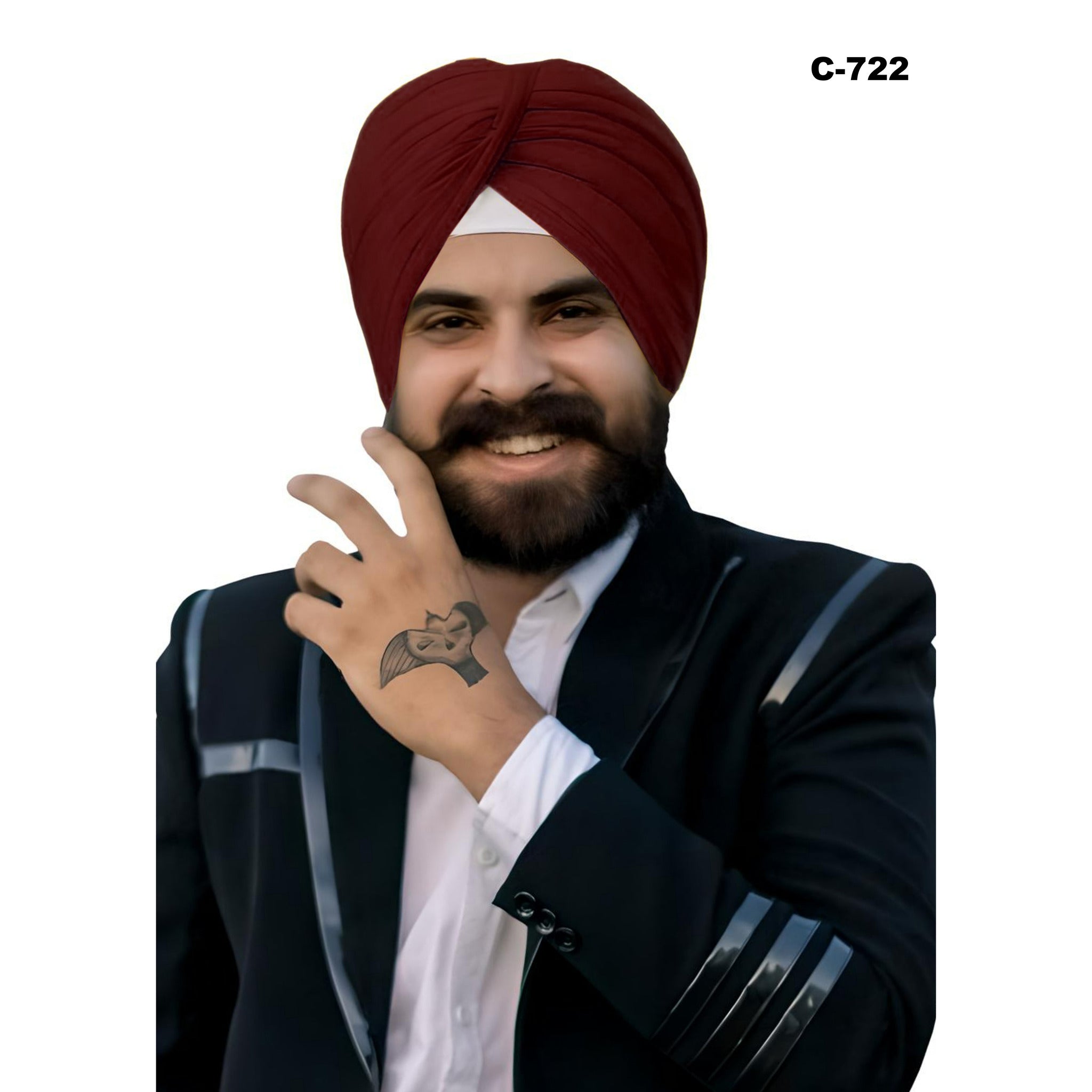 Singh is King Traditional Pagri (Maroon)