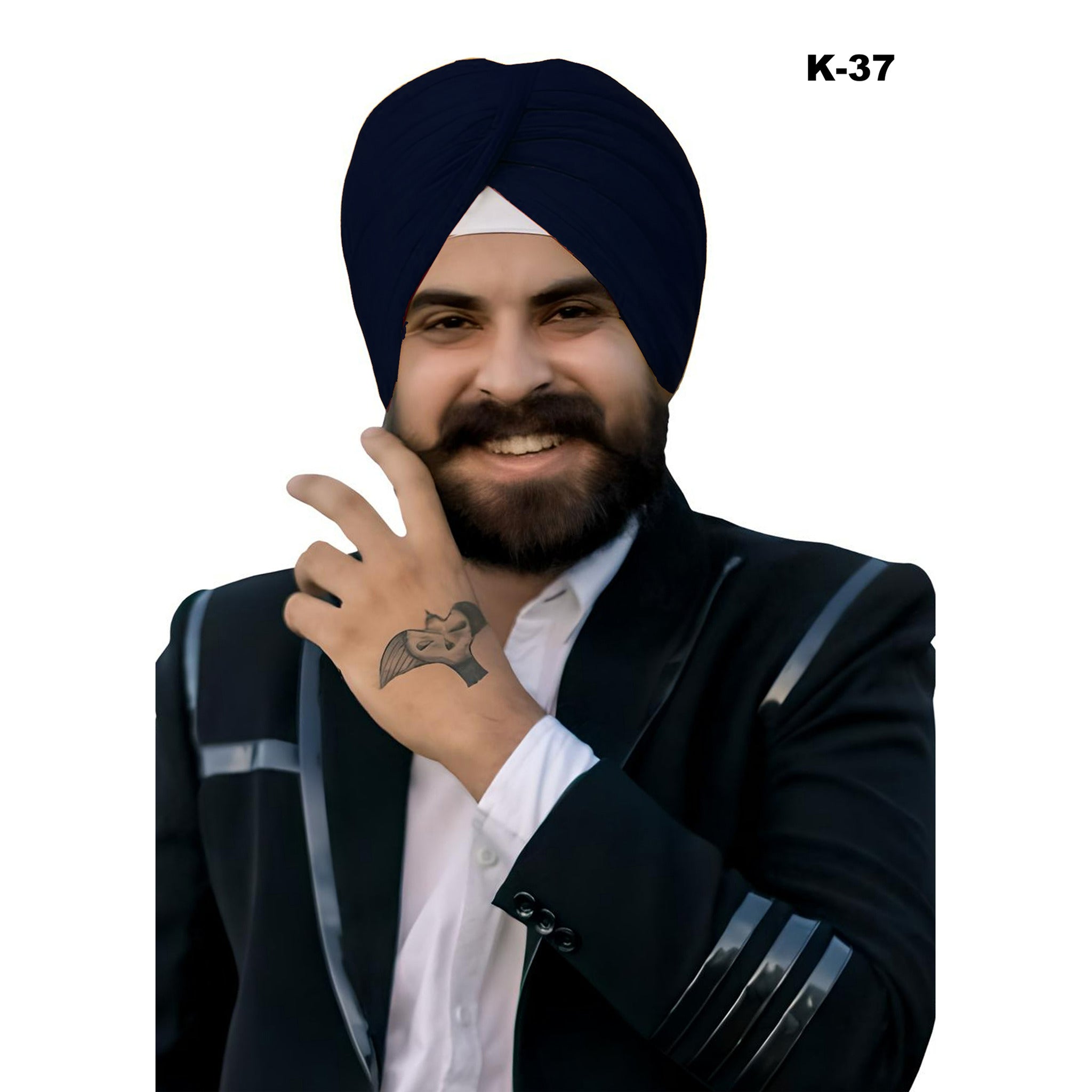 Singh is King Traditional Pagri (Blue)