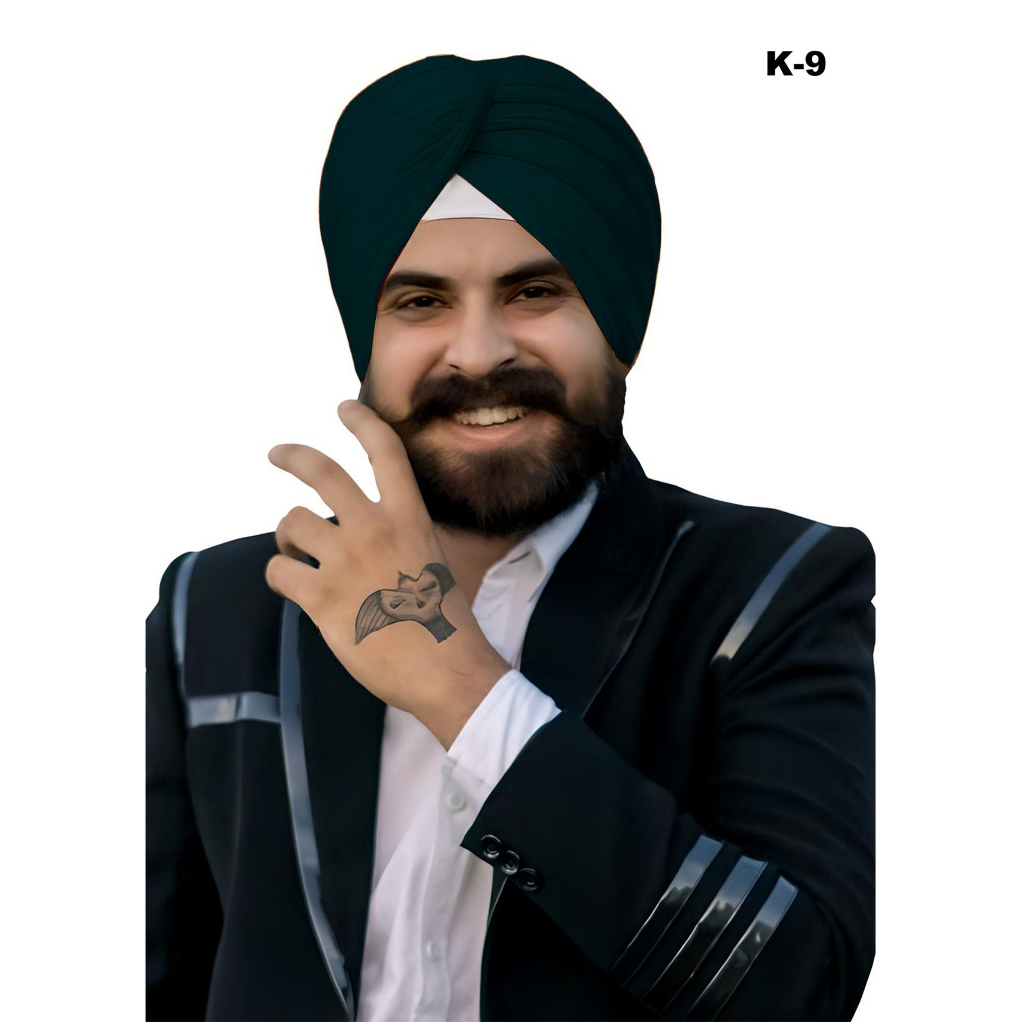 Singh is King Traditional Pagri (Green)